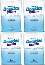 4 Alcalinizante Elevador Alcalinidade Piscina Domclor 2kg
