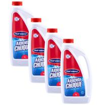 4 Algicida Choque Hidroazul Elimina Algas Piscina Verde 1l 4 Algicida Choque Hidroazul Elimina Algas Piscina Verde 1l