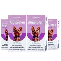 4 Algiprofen Anti-inflamatório 22mg Cães até 5Kg Pearson - 56 Comprimidos 4 Algiprofen Anti-inflamatório 22mg Cães até 5Kg Pearson - 56 Comprimidos