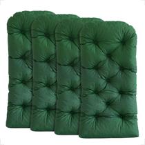 4 Almofada Impermeável P/ Poltrona e Cadeira De Jardim