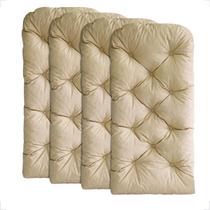 4 Almofada Impermeável P/ Poltronas e Cadeias Confortáveis