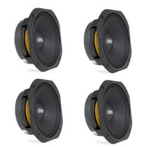4 Alto Falante 8 Polegadas QVS 250W RMS Médio Grave 16 ohms