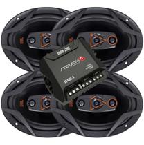 4 Alto Falante Jbl 6x9 Polegadas 480w Rms Quadriaxial + Modulo Stetsom Ir400.4
