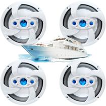 4 Alto Falante Marinizados Barco Lancha 200w Marítimo