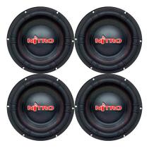 4 alto falantes spyder subwoofer 12 pol nitro 700w rms 4 ohms g5 preto
