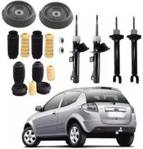 4 Amortecedor 4 Kit Com Coxins Ford Ka 2008 2009 2010 2011