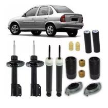 4 Amortecedor+ 4 Kit Suspensão Corsa Classic 2002