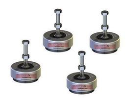 4 Amortecedor De Vibração 6000kg Vibra Stop Pé Borracha 5/8” Standart Universal