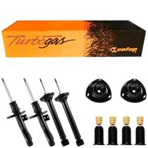 4 Amortecedor Gol G5 2008 a 2011 Dianteiro Traseiro Turbogás Cofap e Kit