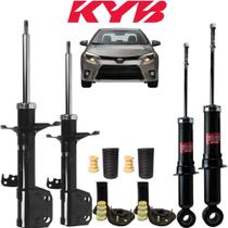 4 Amortecedor Kayaba + 4 Kit Suspensao Corolla New 2013 2014