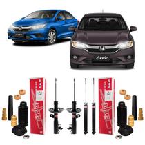 4 Amortecedor + Kit Dianteiro Traseiro Honda City 2015 16 17