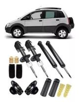 4 Amortecedor Kit Suspensão Idea 2007