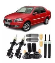 4 Amortecedor Kit Suspensão Siena 2009 2010 2011 2012 2013