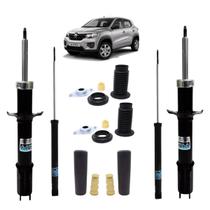 4 Amortecedor Nakata Diant+Tras+Kit Coifa Renault Kwid 20 21