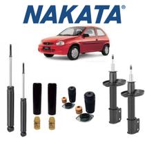 4 Amortecedor Orig Nakata Tras+Diant+Kit Batente Corsa 2000 2001