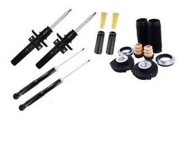 4 Amortecedores 4 Kits Suspensão Fox/Polo