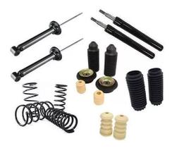 4 Amortecedores 4 molas 4 kit Suspensão Gol 97 a 2014 g2 g3 g4