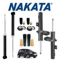 4 Amortecedores Dianteiro + Traseiro Nakata + Kit Batentes Fox