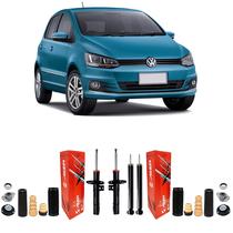 4 Amortecedores + Kit Reparo Suspensão Vw Fox 2013 2014 2015