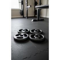 4 Anilhas Ferro: 2x1kg + 2x2kg P/ Treino Casa Academia