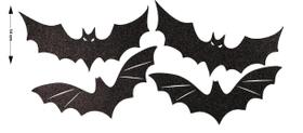 4 Aplique Morcego Batman EVA Glitter Festa de Halloween 14 cm Vivarte - Inspire sua Festa Loja 4 Aplique Morcego Batman EVA Glitter Festa de Halloween 14 cm Vivarte - Inspire sua Festa Loja