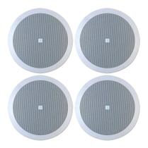 4 Arandela Som Ambiente Jbl Selenium 6fr2r P/ Gesso Redonda