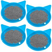 4 Arranhador Gato Super Cat Relax Pop Furacão Pet - Azul