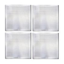 4 Assadeiras De Alumínio Perfurada 35X35 Prp004 Fc4Emv Imeca