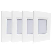 4 Balizador Elegance Led 4x2 2W Branco Quente 3000K Bivolt