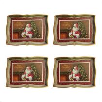 4 Bandeja estampadas Vintage 42x32x2cm Tuut 4 Bandeja estampadas Vintage 42x32x2cm Tuut