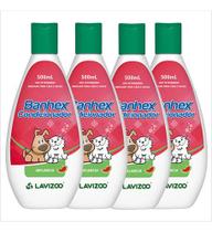 4 Banhex Condicionador Lavizoo Melancia Cães E Gatos - 500ml