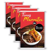 4 Banners Temos Marmitex, Comida Caseira Em Alta Qualidade