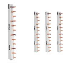 4 Barramento Trifásico 12 Polos 80A Steck S3F210B 3x4P Din 4 Barramento Trifásico 12 Polos 80A Steck S3F210B 3x4P Din