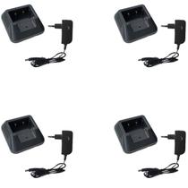 4 Base com Fonte Para Rádio Baofeng UV-5R UV-6R