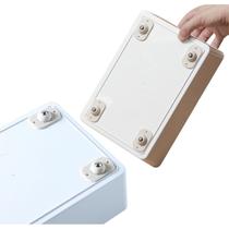 4 Base Polia Universal Adapta-se a diversos móveis Giro De 360 Até 8kg