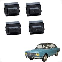4 Batente Caço Coxim Borracha Capo Corcel 1 Belina 1967/1972