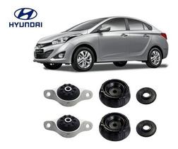 4 Batente + Rolamento Dianteiro Traseiro Hyundai Hb20s 2012 2013 2014