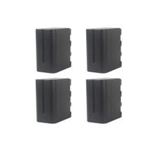 4 Bateria Np-f960 7.4v Pra Filmadora Iluminador Led Yongnuo