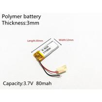 4 Baterias 80 Mah 3,7v Fone De Ouvido Sem Fio -