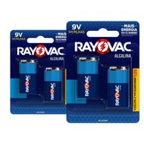 4 Baterias Alcalinas Rayovac 9v 4 Baterias Alcalinas Rayovac 9v