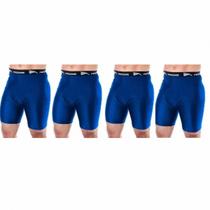 4 Bermuda Térmica Segunda Pele De Compressão Masculina