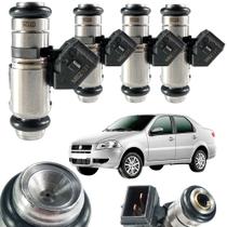 4 Bico Injetor Fiat Siena Fire Flex 1.3 8V Flex 2003 Diante