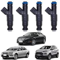 4 Bicos Injetor Ford Focus Ecosport Fusion 2008 a 2017 Bosch
