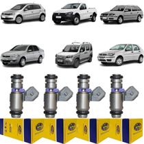 4 Bicos Injetor Gol Saveiro Parati Doblo Palio Siena Iwp158