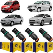 4 Bicos Injetor Idea Punto Palio Siena 1.6 16V Flex IPE018