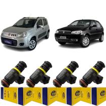 4 Bicos Injetor Palio Uno 1.0 8V 2012 a 2014 IPE016 Marelli