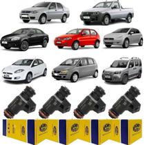 4 Bicos Injetor Strada 1.8 16V Etorq 2009 Em Diante Marelli