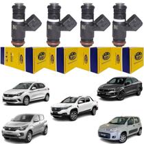 4 Bicos Injetores Argo Cronos Mobi Strada Uno IPE052 Marelli