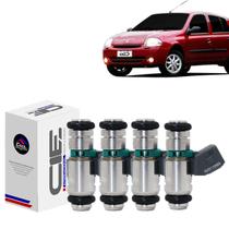 4 bicos injetores clio partner scenic 1.6 1.8 16v 8v iwp143