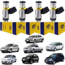 4 Bicos Injetores KA Fiesta Ecosport Courier Focus IWP212